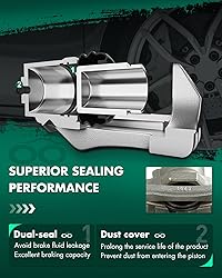 SCITOO 19B1335 19B1334 Front Left & Right Disc
