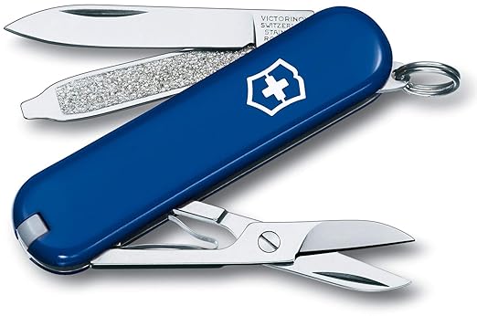 Victorinox 0.6223.2-012 Taschenmesser Classic SD (7 Funktionen, Klinge, Schere) blau