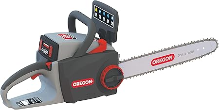 Oregon 586624 Tronconneuse Avec Autoaffutage Lithium Cs300 Comprend Une Batterie De 6 Ah Et Un Chargeur Standard La Chaine Est Aiguisee En 5 Secondes Sans Demontage 36 V Rouge Noir Gris Amazon Fr Bricolage