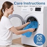 MOONLIGHT20015 Shower Bath Mat Non Slip Anti Mould 100x40cm Blue view 5