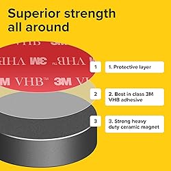 X-Bet Strong Magnets - Round Heavy Duty Craft