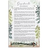 CZOURPVU Desiderata Poem Poster Inspirational Desiderata Poster By Max Ehrmannstyle 12x18inch(30x45cm)