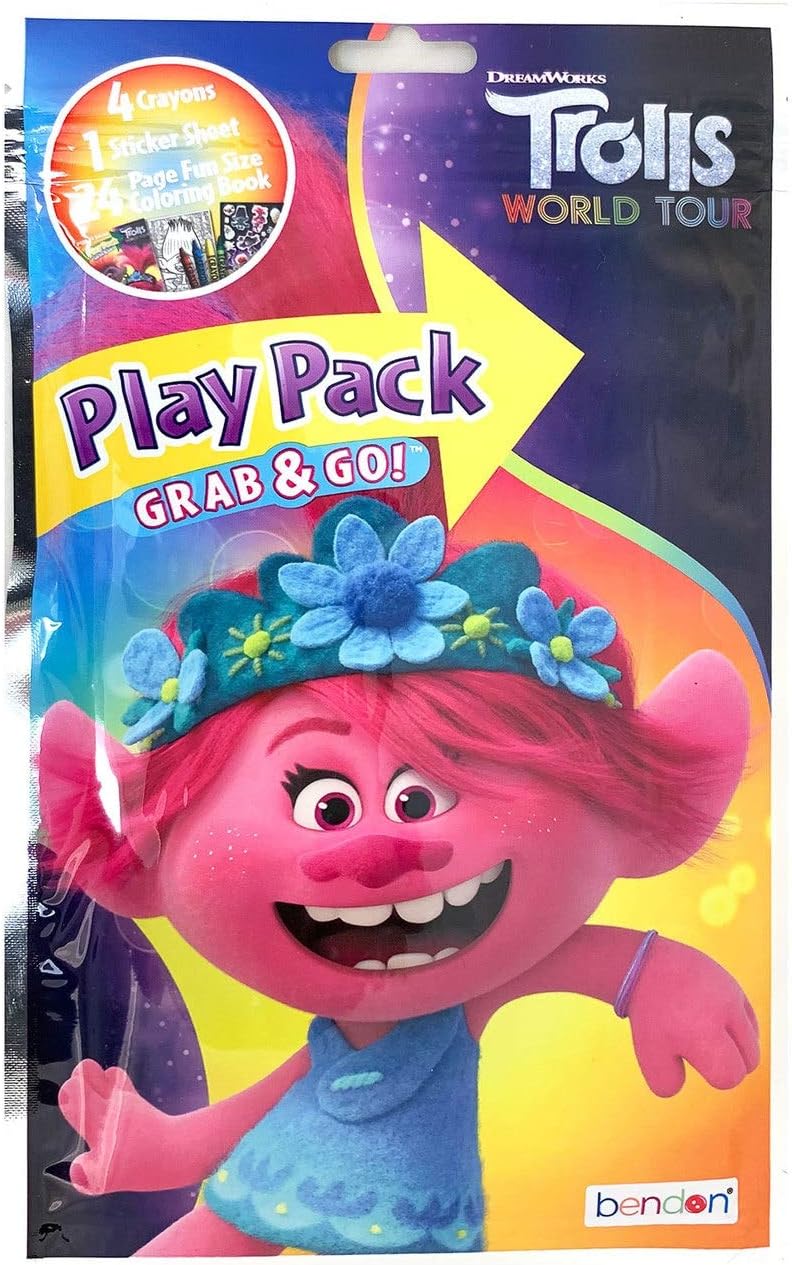 Bendon Trolls World Tour Play Pack Grab 