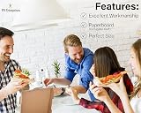 FR Enterprises Plain 7 Inch Pizza Boxes 20 Pcs Rear Vent Hole Lightweight view 7