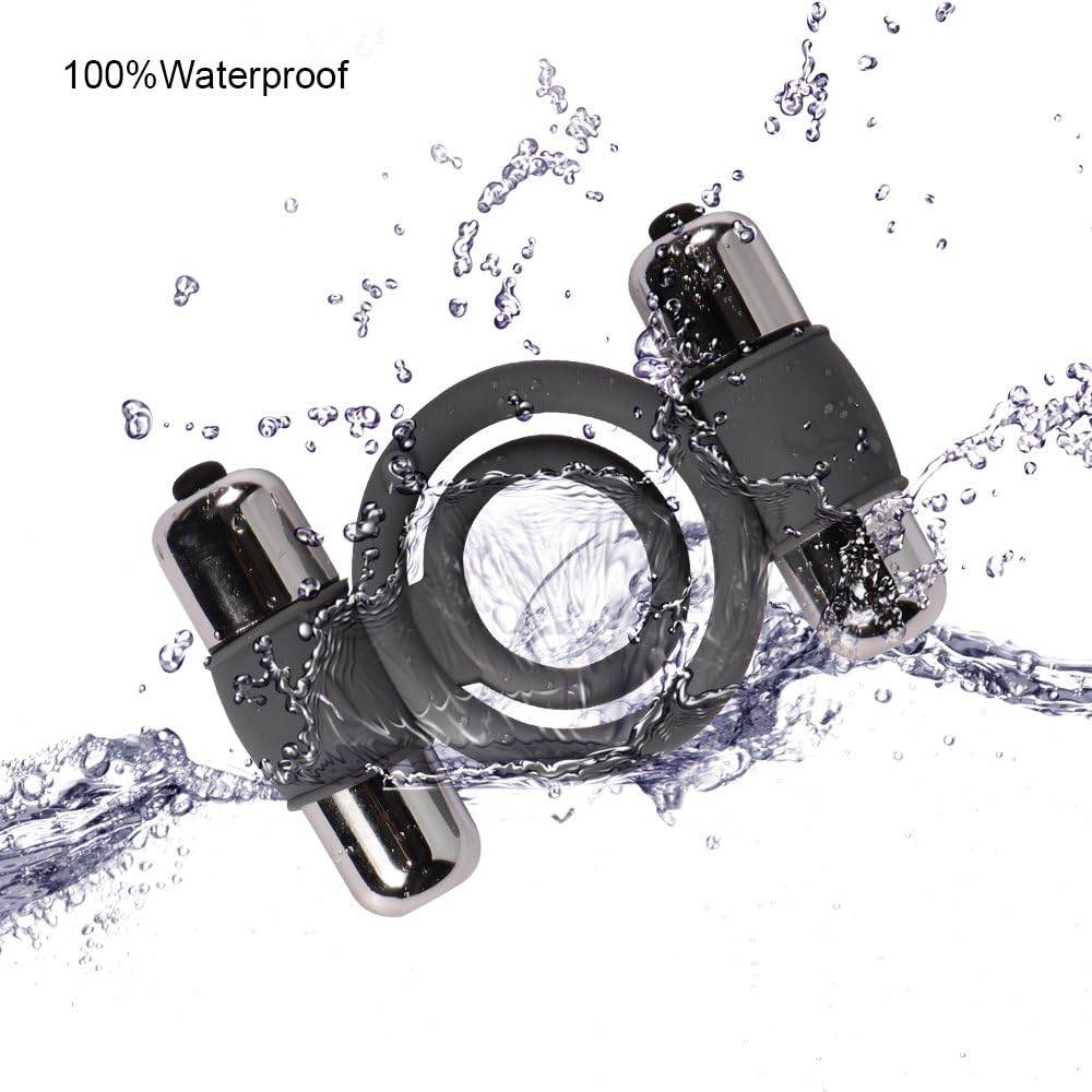 Vibrating Ċ-õçk Rịng High-Speed Vibration Sports Waterproof Toys for Adúllt Men 10 Speeds Silicone Skin-Friendly