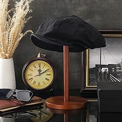 Chunful 2 Pieces Hat Display Stand Rustic Wood Hat