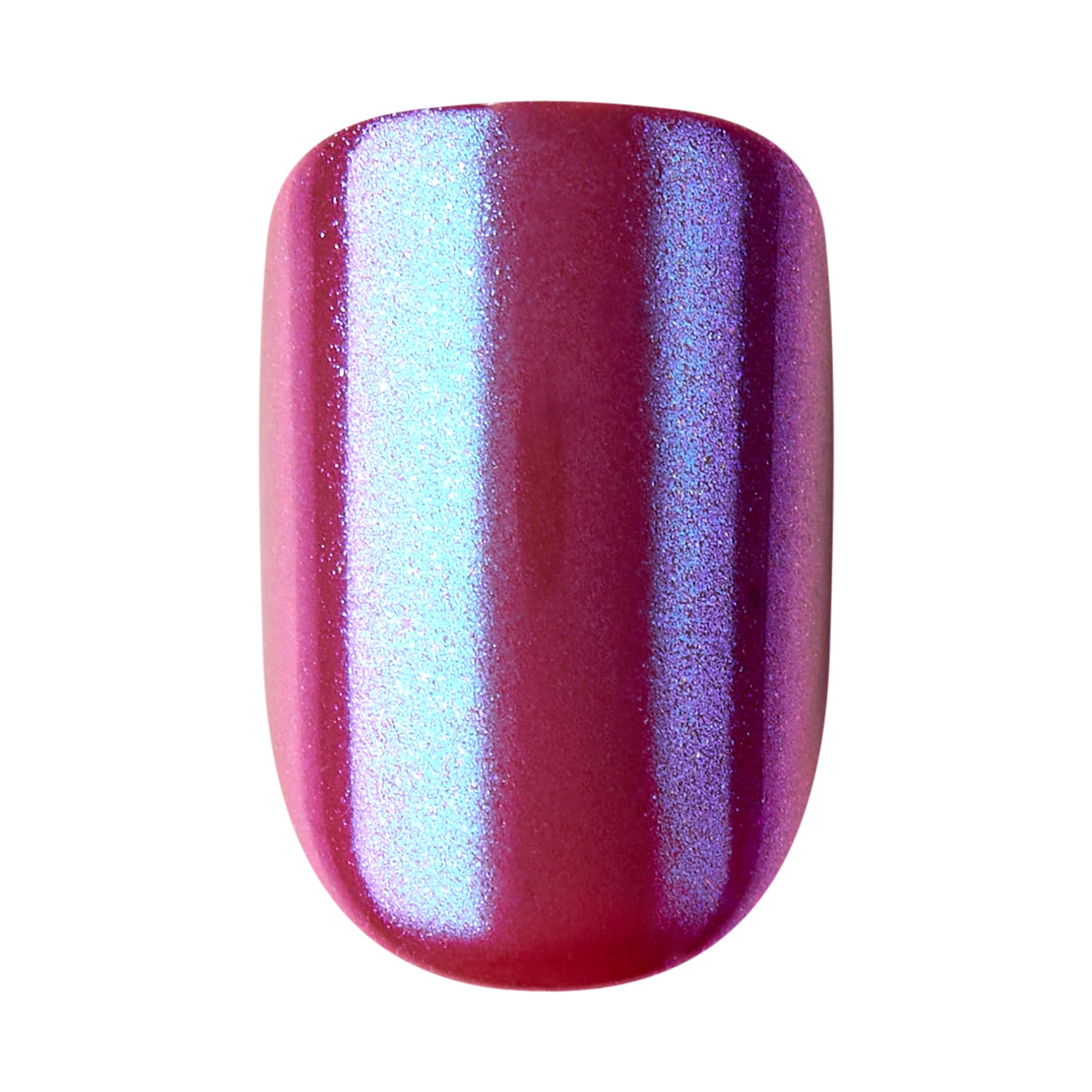 KISS imPRESS No Glue Mani Press-On Nails, Color FX, 'Infinity', Dark Purple, Short Size, Squoval Shape, Includes 30 Nails, Prep Pad, Instructions Sheet, 1 Manicure Stick, 1 Mini File - Image 8