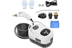 Begino 2500W Handheld Steam Cleaner, High Pressure Steamer with Smart Touch Screen, Portable Steam Cleaner for Home Use, Steam Cleaner for Furniture,Car,Kitchen, Bathroom(White)
