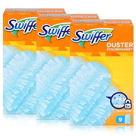 3x Swiffer Staubmagnet Tücher 9er