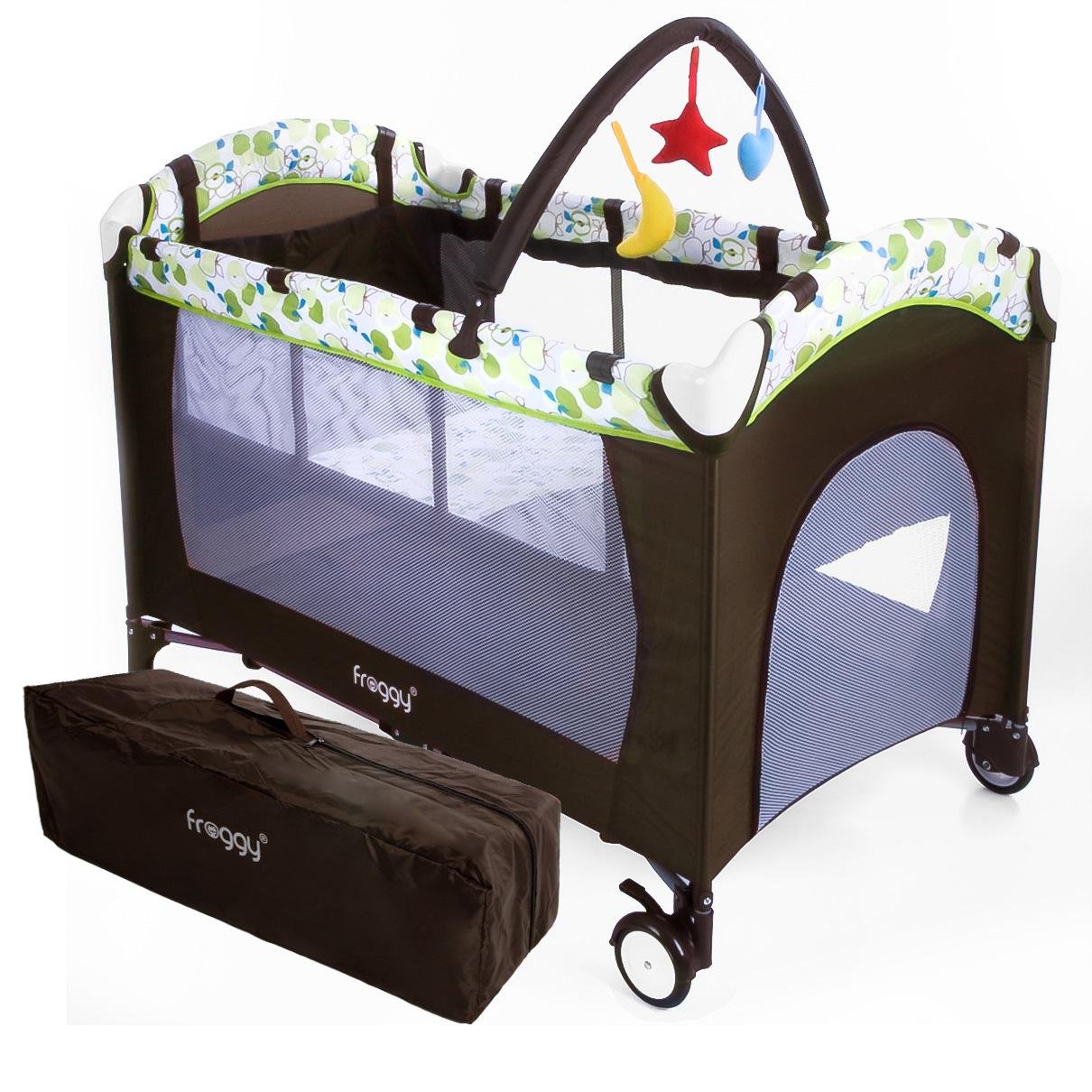 Froggy® Baby bed travel cot furniture cribs portable child bed with
