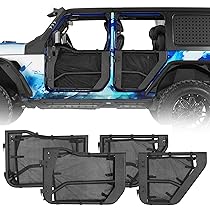 Hooke Road Front Rear Tube Half Doors for 2018-2025 Jeep Wrangler