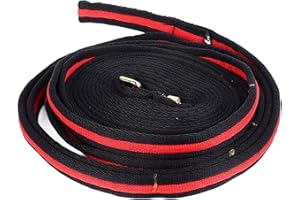 Lunge Line for Horses, Polyester Horse Web Lunge Line, Horse Lunge Line with Snap Heavy Duty High Tensile Horse Training Rope