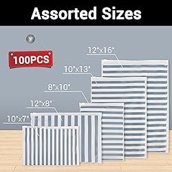 Svaldo Plastic Shipping Bags, 5 Sizes