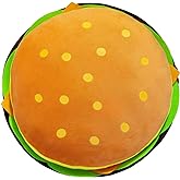 NILISWIEST Comfy Hamburger Pillows Plush, Soft, Cuddly, and Irresistible for Family and Friends