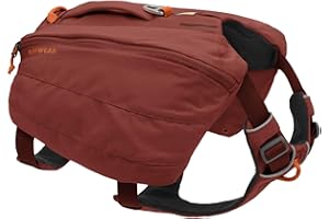 Ruffwear, Front Range Dog Day Pack, Backpack with Handle for Hikes & Day Trips, Red Clay, Large/X-Large