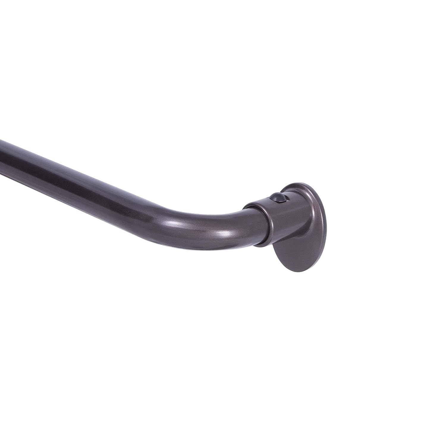 Eclipse 5/8" Room Darkening Wrap Around Curtain Rod, 86-120", Espresso