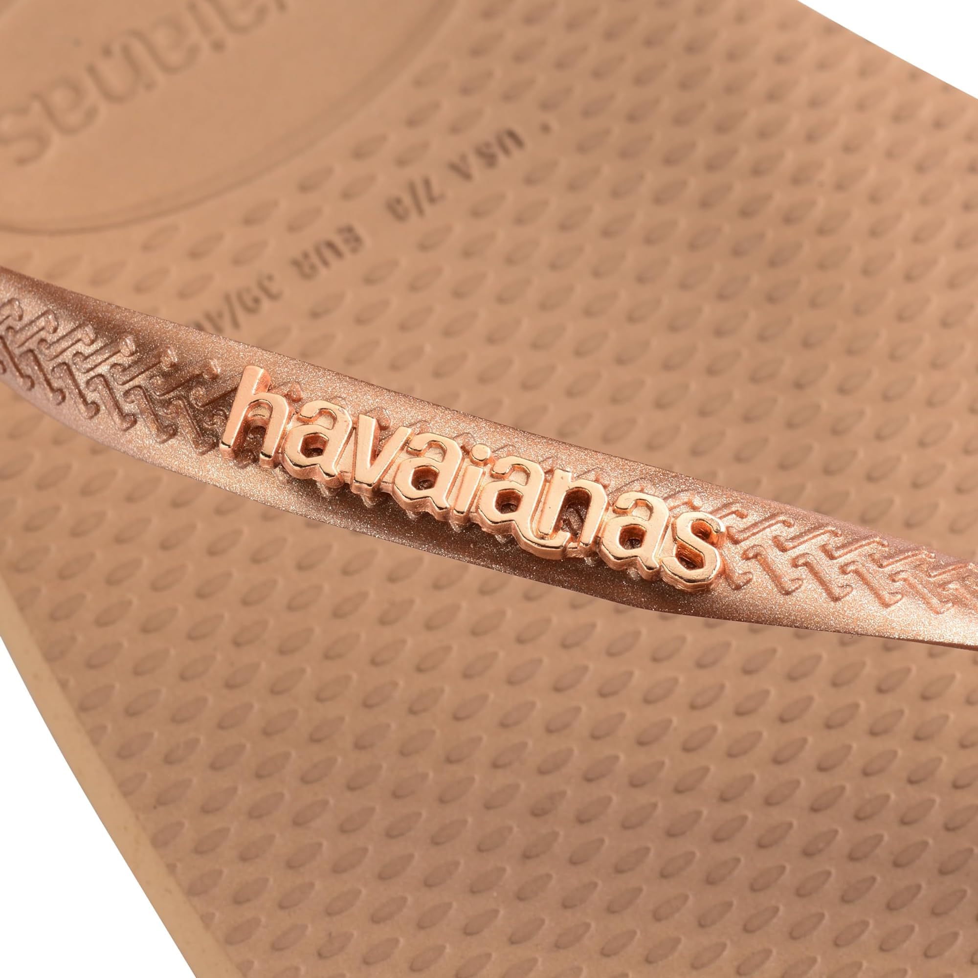 Havaianas Women's Slim Square Logo Pop Up Flip Flops