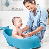 Skip Hop Moby Smart Sling 3-Stage Baby Bath Tub Blue 0m+ 27.5 x 19 x 11.5 view 4