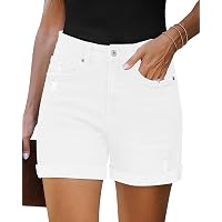 Gloria Vanderbilt Women's Mid Rise Belted Bermuda Shorts - 11" Inseam, Stretch Twill, Coral Color