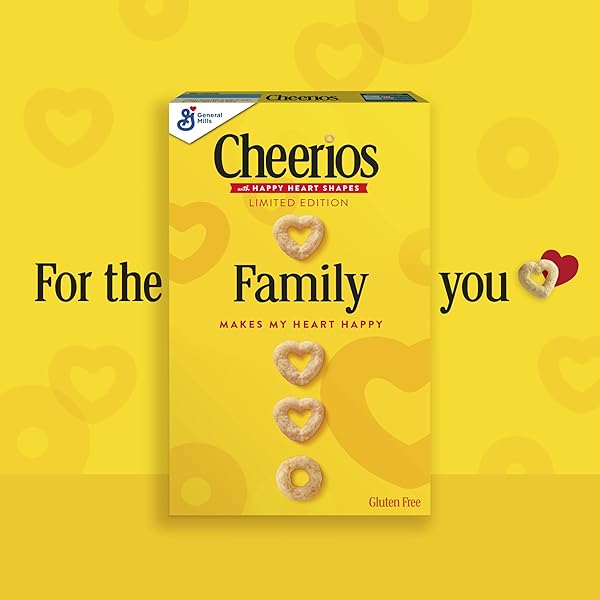CHEERIOS, HEART HEALTHY GLUTEN FREE BREAKFAST CEREAL, GIANT SIZE, 20 OZ