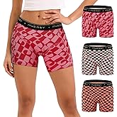 INNERSY Women's 4" Inseam Boxers Briefs Cotton Boyshorts Underwear Ladies Panties 3-Pack