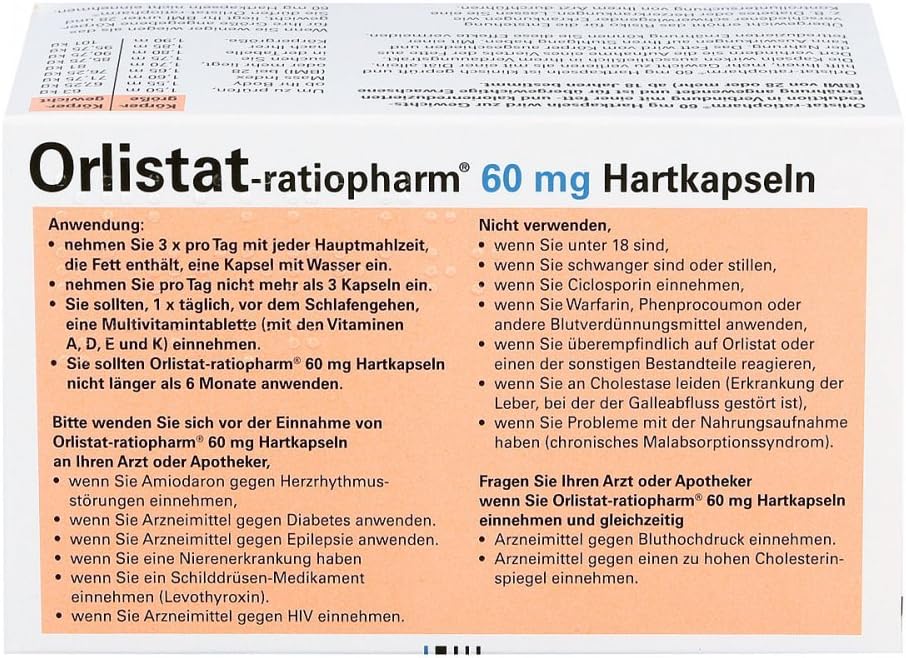 orlistat ratiopharm preis