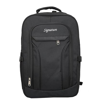 Kuber Industries 40 Ltrs Black Laptop Backpack (TR8763)
