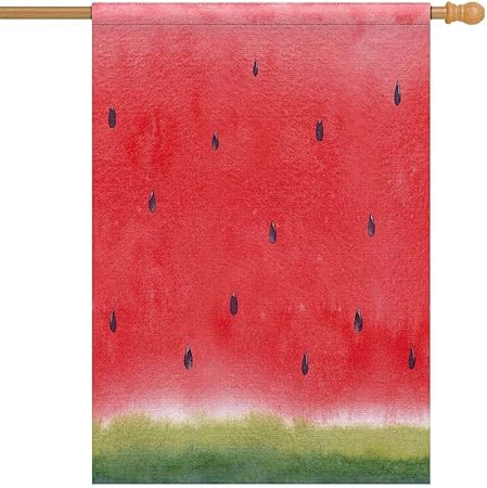 Amazon Com Interestprint Watercolor Red Pulp Of Watermelon With