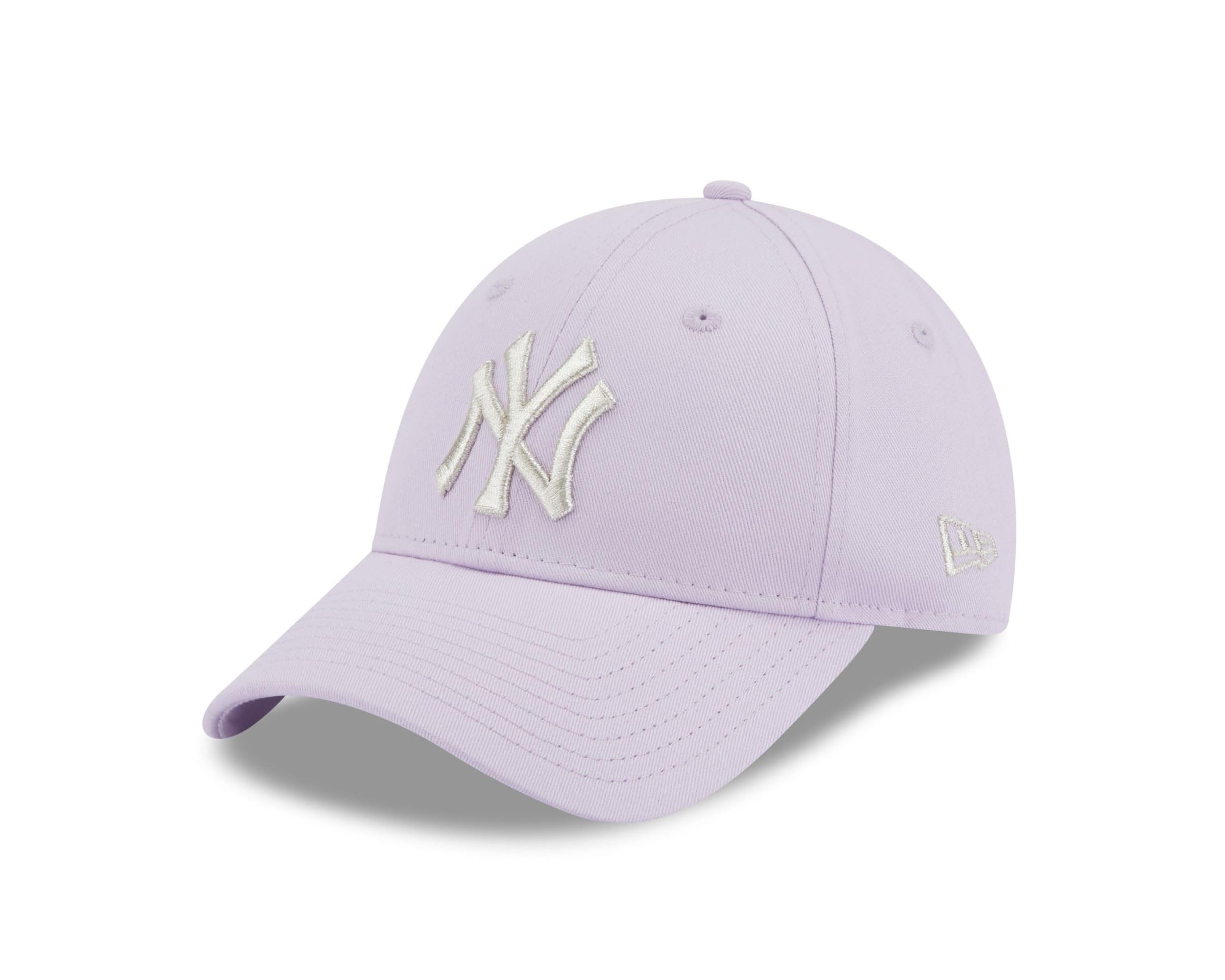 New Era New York Yankees MLB Metallic Logo Lightpurple 9Forty Adjustable Women Cap - One-Size — image 1