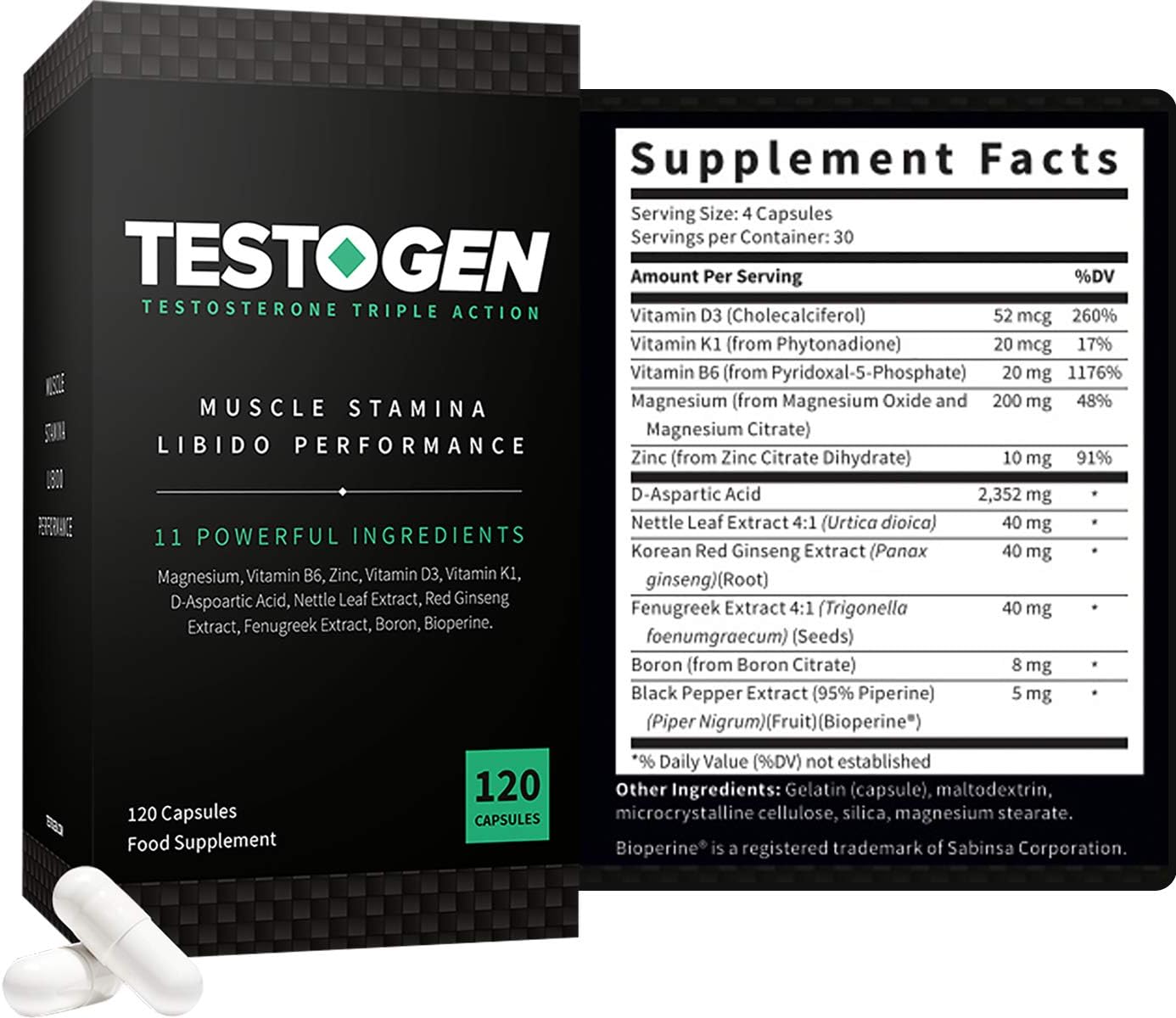 Testogen, Testosterone Booster: Health & Personal Care