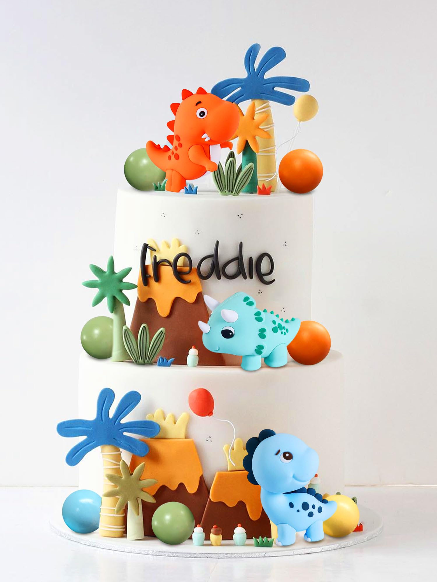 JeVenis Luxe Dinosaurus Taartdecoratie – Complete Set Voor Een Onvergetelijk Kinderfeestje Of Verjaardag
