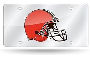 Rico Industries NFL Unisex-Adult Laser Inlaid Metal License Plate Tag