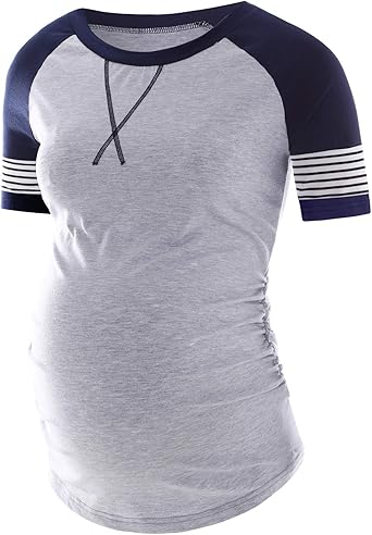 ruched maternity shirt
