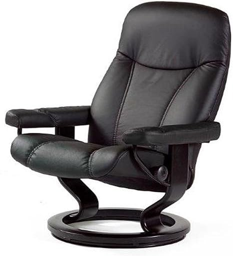 Stressless Bequemsessel S Schwarz Echtleder Sessel Sitz Armlehnen Hochlehne Sitzmobel Amazon De Kuche Haushalt Wohnen Stressless Sessel Preise Amazon