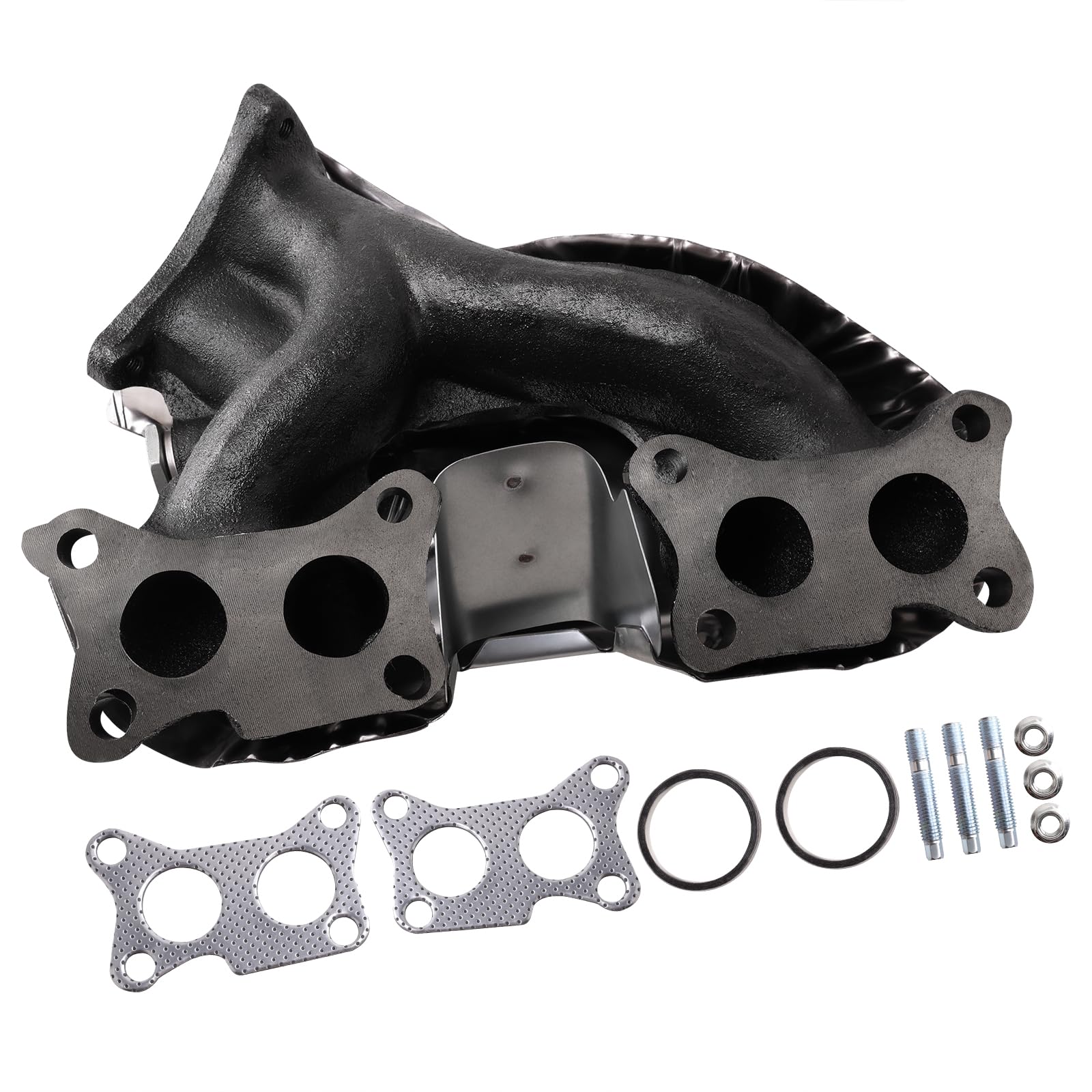 Photo 1 of ZHRUIHAN Exhaust Manifold Kit With Includes Required Gaskets and Hardware Compatible witht 1990-1994 D21 Pickup & 1995-1997 Pickup 2.4L L4, OE : 674-549 EPA