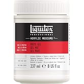 Liquitex Professional Matte Gel Medium, 237ml (8-oz) | Reduces Surface Shine, Increases Color Depth, Extends Color, Slows Drying Time, Increases Viscosity of Soft Body Paint