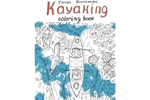 Kayaking: Coloring book