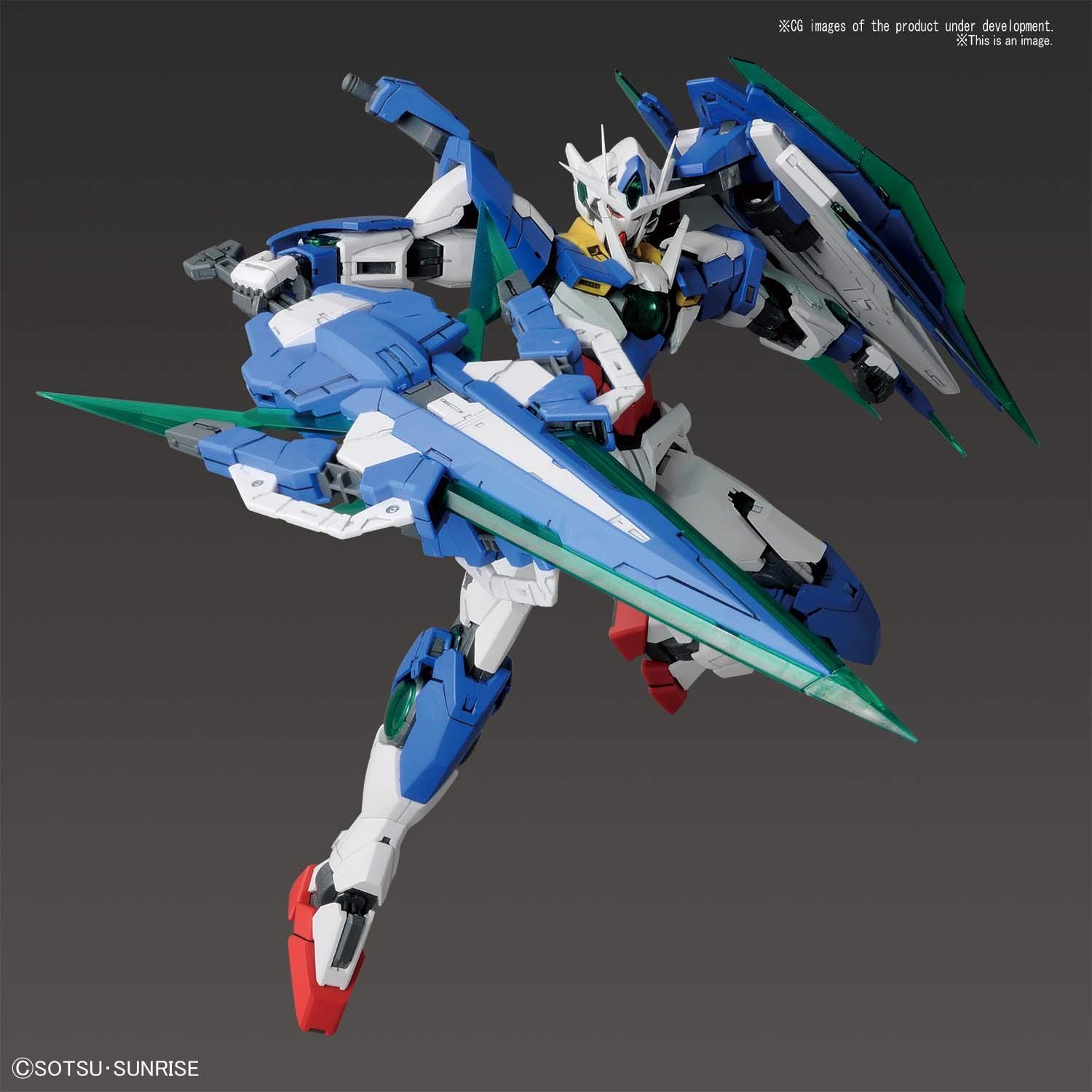 Mobile Suit Gundam 00v Battlefield Record 00 Qan T Full Saber Bandai Mg 1 100 Buy Online In India At Desertcart In Productid