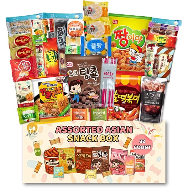 Amazon.com: K-Munchies Asian Snacks Box - Snacks Variety Pack for