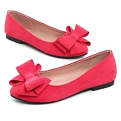 Hee grand Bowknot Flats for Women Classic Round Toe