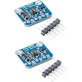 tictocstore 2pcs TSL2591 High Dynamic Range Digital Light Sensor Breakout Module - 600,000,000:1 Ratio, Dual-Spectrum Visible/IR Detection, I2C Interface for QWIIC &amp; Arduino