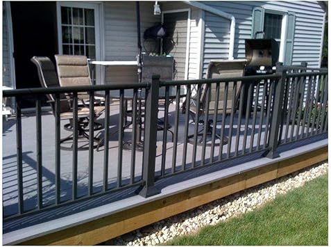 Amazon Com Ez Handrail 3 In X 3 In Bronze Aluminum Decorative