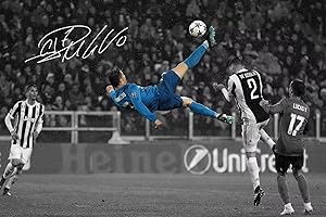 YHSGY ronaldo poster Canvas Unframed 12x18 inches Soccer Star for Boys Bedroom Walls Wall Poster Motivational posters for room aesthetic