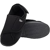 Happy Touch Diabetic Slippers Women, Lymphedema Shoes, Edema Shoes Swollen Feet, Indoor and Outdoor Hook and Loop, Non Slip House Shoes