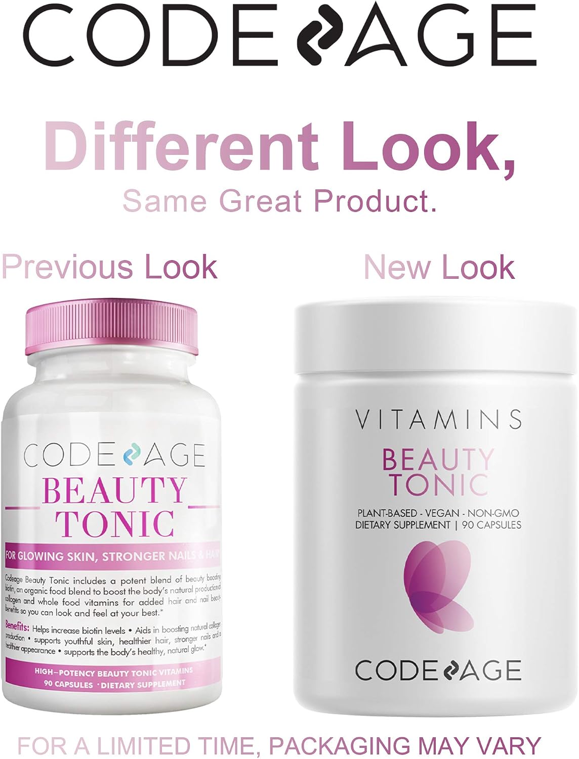 Codeage Biotin Supplement with Vitamin C, Vitamin E, Vitamin B6, Niacin, Folate, Food Blend, Phytoceramides, Astaxanthin - Image 4