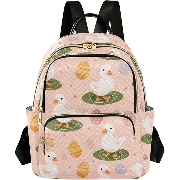 Rmqsyhfz Cute Duck Print Sling Backpack - Adjustable Crossbody Daypack For Hiking & Travel - View #2