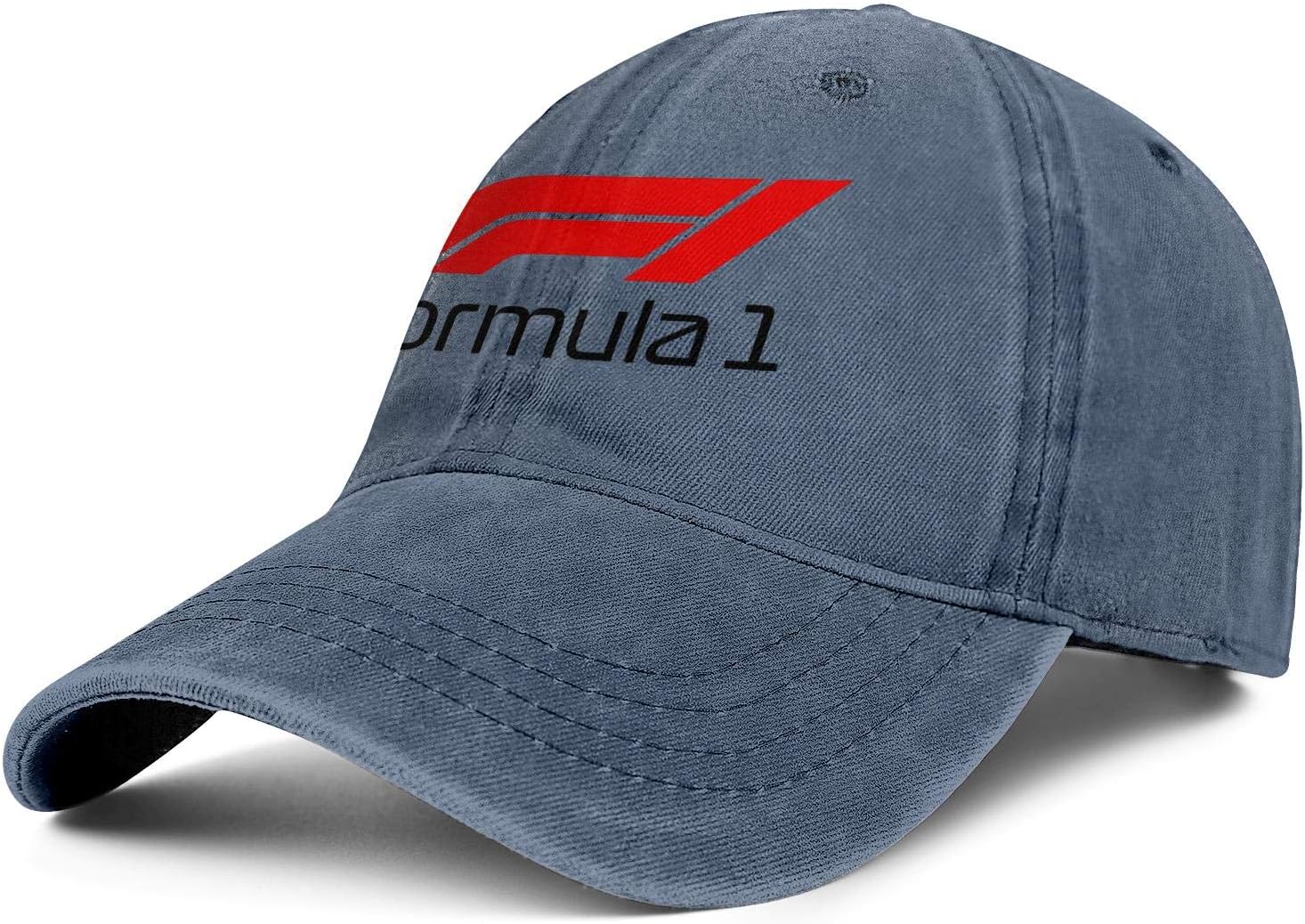 Custom Jeans Baseball Caps for Men Formula-1-logo- Unisex Dad Hat Adjustable Snapbacks