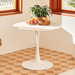 VONLUCE Round Dining Table, 36 Inch Tulip Table