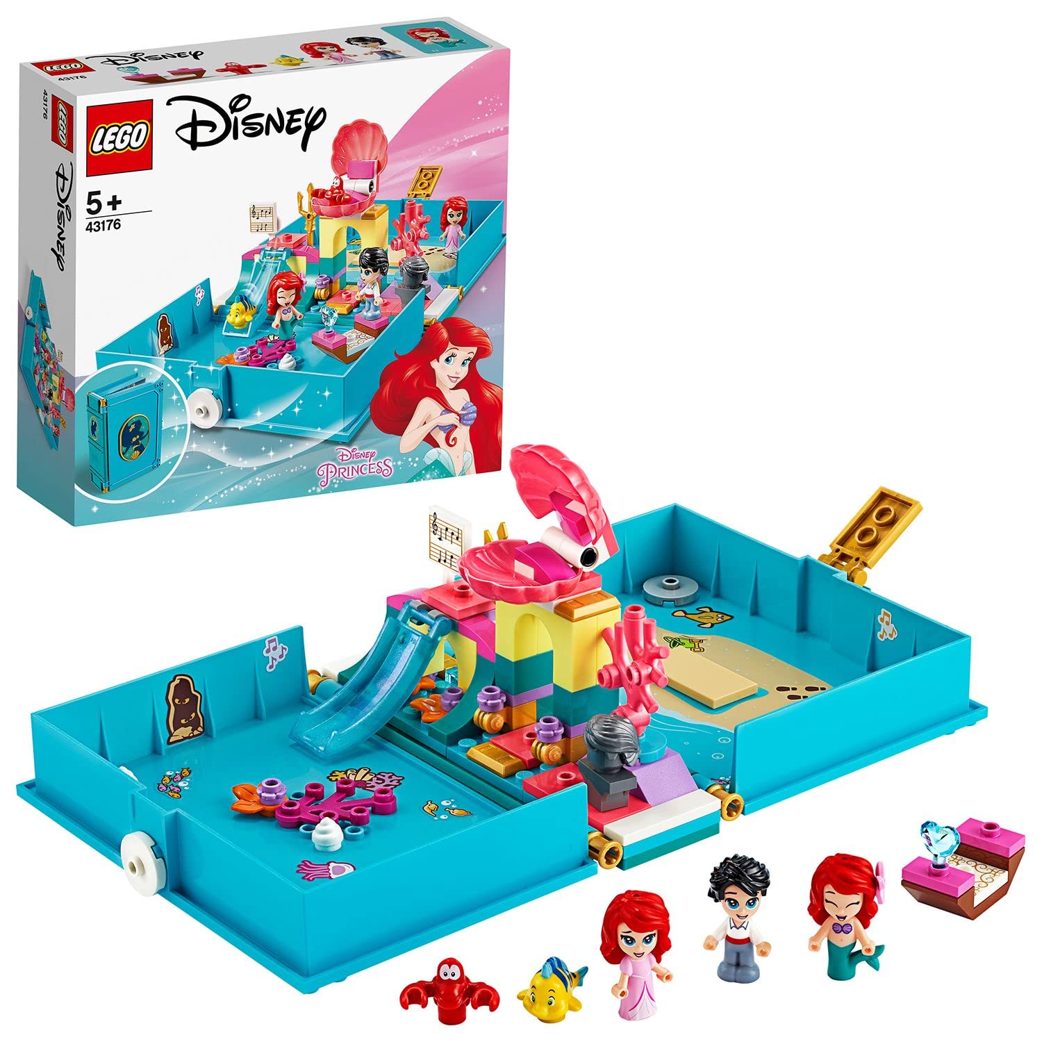 Disney Princess LEGO 43176 Ariel’s Storybook Adventures