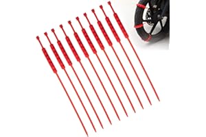 Lyyxjsltd 10 Pack Snow Chains for Car Tires Non-Slip Snow Ties Multi-layer Teeth Winter Snow Tire Chains Tire Zip Ties for Sn